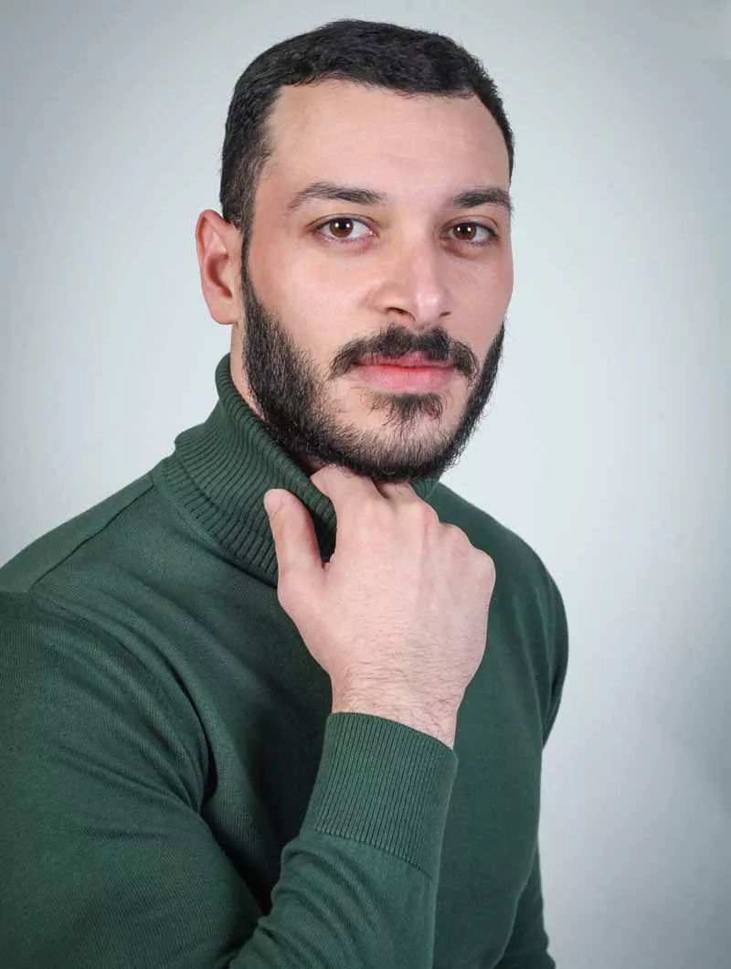 Pull Col Montant Homme Uni